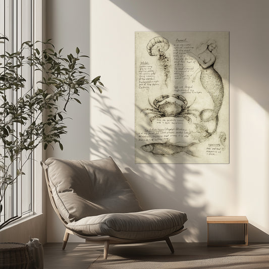 Sea Creatures Sketch